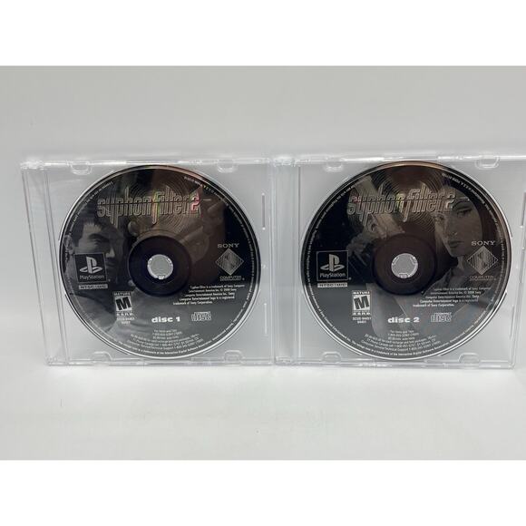 Syphon Filter (PS1 Sony PlayStation 1) Discs Black Label TESTED WORKING! - Picture 4 of 6